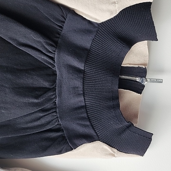 Karen Millen Tie Dye Sleeve Knit Zip Up Cropped Cardigan - Picture 6 of 7